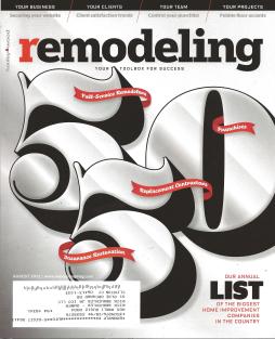 Remodeling Magazine, 2012