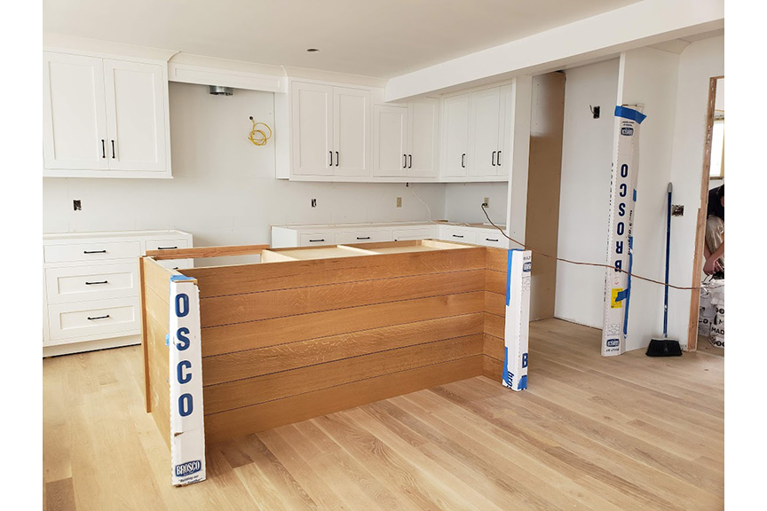 Kitchen in progress